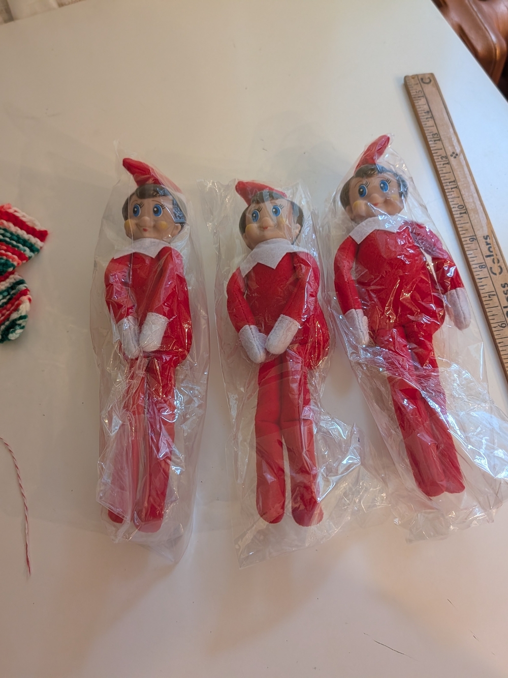 Holiday Scout Elf Helper Doll - Red - Unbranded With Tools